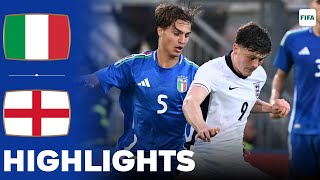 England vs Italy  Highlights  U20 International Friendly 10102024 [upl. by Nnairb]