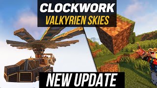 Valkyrien Skies Clockwork for Create mod New update Tutorial 1182  1201 minecraft java [upl. by Cathey819]