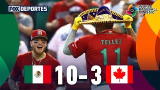 ¡México está en cuartos de final del WBC  HIGHLIGHTS  México 103 Canadá  World Baseball Classic [upl. by Jeramie896]