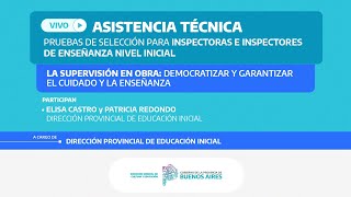 🔴Vivo Asistencia Técnica Pruebas de Selección de inspectoras e inspectores  D E Inicial [upl. by Aihtak]