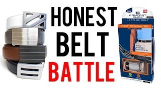 Comfort Click Belt Honest Review  Comparison To Kore Essentials Ratchet Belt [upl. by Natsrik350]