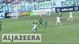 Brazils Chapecoense in first match since plane crash [upl. by Aratak]