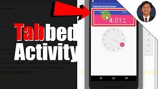 Tabbed Activity in Android Studio  Android Tutorial for Beginners [upl. by Lettie]