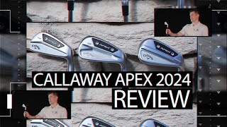 2024 Callaway Apex Irons Review  Pro  CB  MB [upl. by Nerty360]