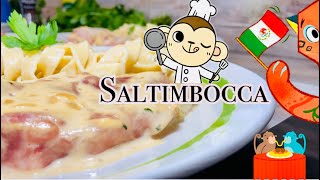 RECETTE 3 ITALIENNE 🇮🇹 SALTIMBOCCA  FACILE ET RAPIDE  ♥️ [upl. by Nihsfa99]