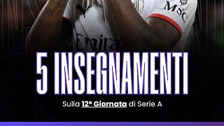 🧑‍🏫 Dalla dodicesima giornata serie A estrapoliamo 5 insegnamenti utili fantacalcio chiedialvet [upl. by Grieve883]