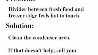 GE refrigerator troubleshooting tips [upl. by Mccahill]