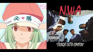 Kana Hanazawa vs NWA  Straight Outta Circulation Mashup [upl. by Agripina]