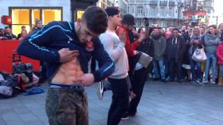 GANGNAM STYLE I LEICESTER SQUARE LONDON I STREET DANCING 2016 [upl. by Gar127]