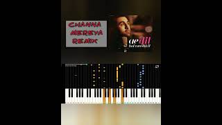 channa mereya remix piano tutorial tunes [upl. by Grose337]