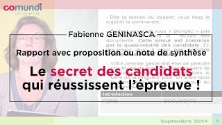 Note de synthèse 15  le secret des candidats qui réussissent l’épreuve [upl. by Bud482]