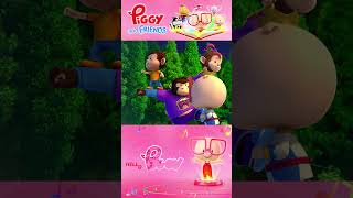 Some funny antics just before the show starts🤣🤣  PiggyandFriends Piggy cartoon education kids [upl. by Enovad]