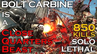 Space Marine 2  Bolt Carbine is a Close Quarters Beast  Tactical Build  Solo Lethal No Downs [upl. by Rma]