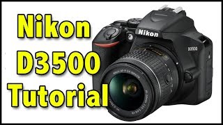 Nikon D3500 Full Tutorial Users Guide [upl. by Haral704]