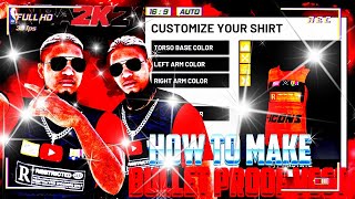 NEW HOW TO GET CUSTOM PROAM SHIRTSJERSEYS IN NBA 2K21 [upl. by Nattirb]