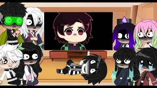 Hashiras react to Funny Animation part 5 [upl. by Ahsiekal]