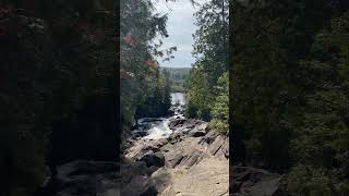 Top of Ragged Falls Oxtongue River [upl. by Anoiuq427]