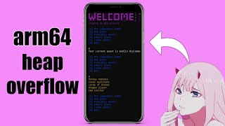Heap Overflow on iOSAndroid ARM64 [upl. by Tertia]