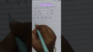 A Nice Maths Question Solve In A Minute  ଗଣିତ maths mathematics viralshort ytshorts trending [upl. by Kutchins]