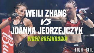 Weili Zhang vs Joanna Jedrzejczyk Video Breakdown [upl. by Jaimie]