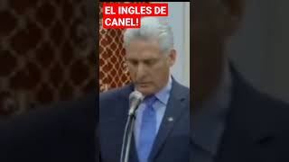 EL INGLES DE MIGUEL DIAZ CANEL😲 shorts shortsvideo cuba miami [upl. by Ozan]