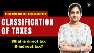 Direct amp Indirect Taxes  Classification of Taxes  Indian Economy by Parcham Classes [upl. by Stinson]