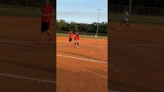 Kickball nice bunt 391 kickball sports league kick espn catch [upl. by Ahtnahc]