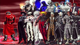 KOF Mugen Orochi Iori Yagami AD Vs 16 Ultimate Fighters Team [upl. by Artinad]