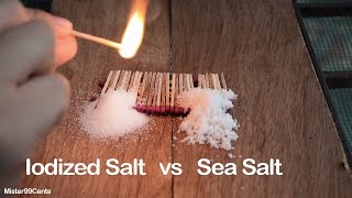 Iodized Salt vs Sea Salt  Part 2 Most Amazing Video [upl. by Fricke964]