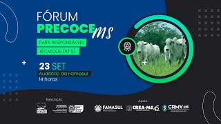 Evento Fórum Precoce MS para Responsáveis Técnicos RTs [upl. by Etirugram494]