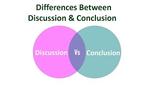 Differences Between Discussion and Conclusion [upl. by Esir]