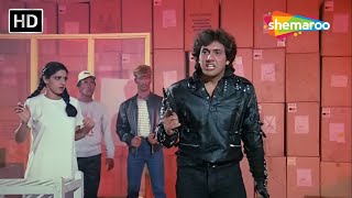 CLIMAX SCENE Of GAIR KANOONI  Action amp Drama SCENE HD Govinda Rajinikanth Kimi Katkar [upl. by Tanney548]