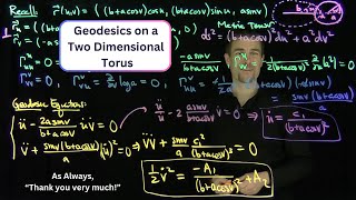 Geodesics on a Torus [upl. by Fazeli]