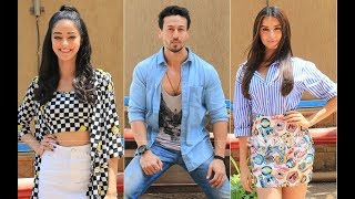 SOTY 2 Tiger Shroff Ananya Panday Tara Sutaria Pose For Paps Amidst Promotions  PHOTOS [upl. by Howland]