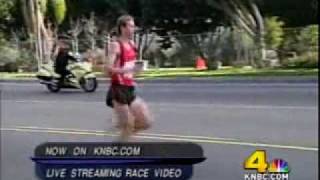 Uncomfortable Moment during LA Marathon [upl. by Any]