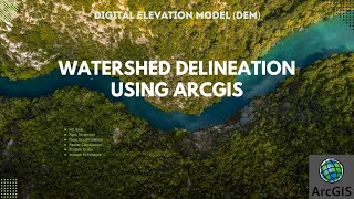 Watershed Delineation using ArcGIS Part01 [upl. by Notsruht93]