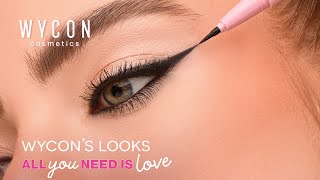 Wycon Cosmetics  Glam Rock Makeup Look  ALL YOU NEED IS LOVE Collection [upl. by Ahselyt]