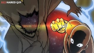 Saitama vs Garou cosmic fandub español latino [upl. by Akemaj911]