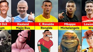 Famous Football Players Who Look Like Cartoon [upl. by Gerardo]