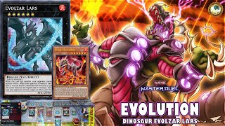 EVOLUTION DINO XENO EVOLZAR LARS 2024 š¦– Evolsaur Dinosaur NEW META YuGiOh MASTER DUEL [upl. by Llerrac]