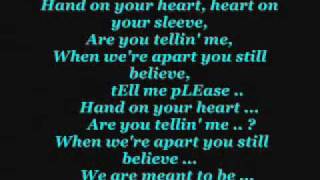 hand on your heart lyrics steps [upl. by Eidnar695]