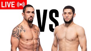 UFC FIGHT NIGHT  Robert Whitaker VS Ikram Aliskerov  Live Watchalong [upl. by Olram]