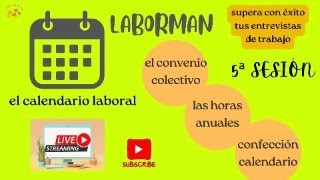 el control horario y el calendario laboral [upl. by Oinoitna503]