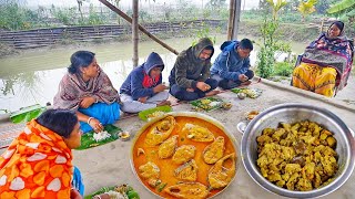 15 kg সাইজের ইলিশমাছ কেটে রান্না হলো সাথে বীজ কলার ছেছকি ilish mach recipe [upl. by Laney]