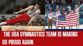 Artistic Gymnastics Team USAs Stunning Performances at Olympics 2024  Pommel Horse [upl. by Asirret]