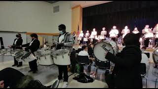 2021 Clark Middle School Drumline [upl. by Nnylakcaj140]