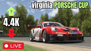 ABSOLUTE JOY  Porsche Cup at VIR  iRacing [upl. by Ecylahs866]