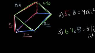 Surface area of a triangular prism [upl. by Donnenfeld]