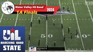 Water Valley HS Band UIL 1A State Marching Contest Finals 2024 [upl. by Ev278]