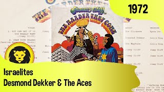 Desmond Dekker amp The Aces  Israelites  LYRICS Various  The Harder They Come OST [upl. by Hunger781]